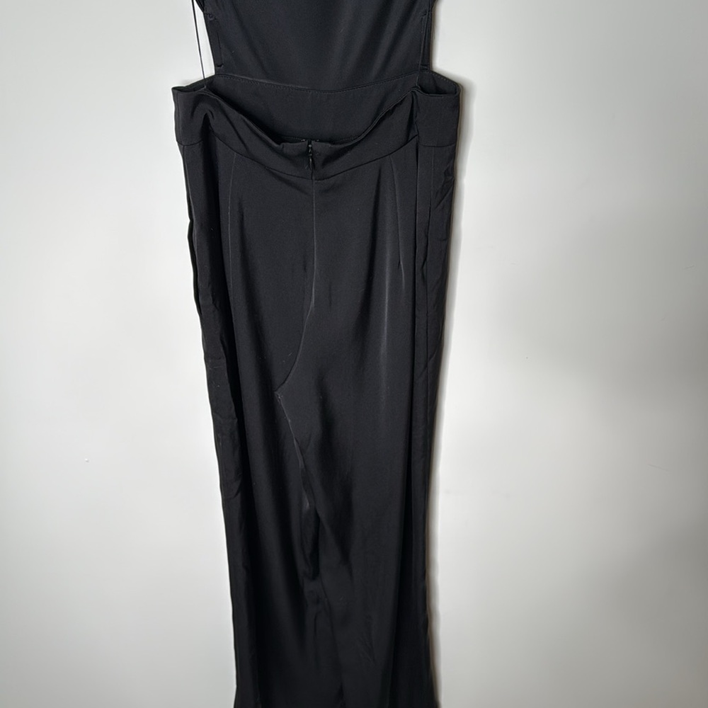 Express Size 0 Black Jumpsuit With Open Back - image 5
